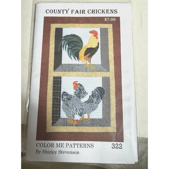 Quilt Pattern County Fair Chickens Color Me Patterns 322 by Shirley Stevenson - Picture 2 of 3